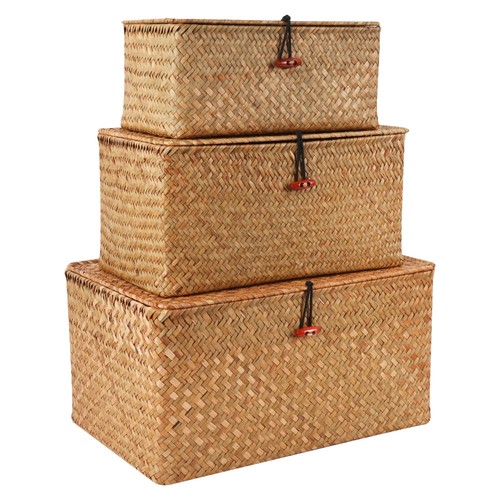 Wicker shelf baskets with - baskets,