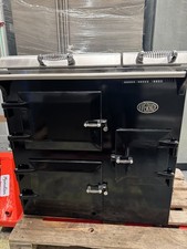 Black Everhot Electric Eco Range Cooker 90 Plus 13amp oven B32438