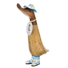 DCUK Duckling White/ Blue Hat