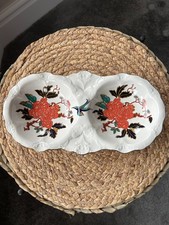 Vintage James Kent Old Foley Eastern Glory Design 2 Sections Divided Dish