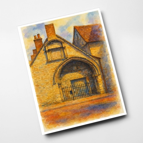 Print the almshouses - -,