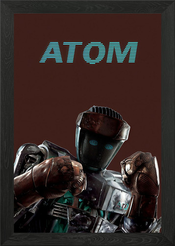 Atom real steel - steel, poster