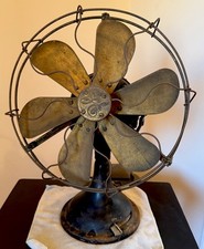 GE Six Blade Fan Antique