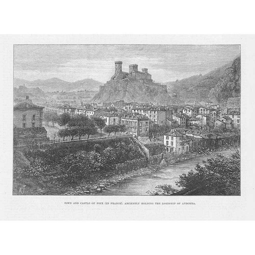 Foix france view - foix, of