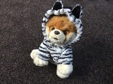GUND Zebra  Boo Worlds Cutest Dog Plush Soft Toy Puppy 10”