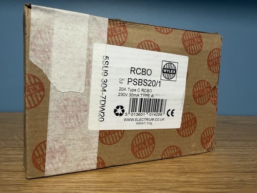 Wylex rcbo amp - 20,