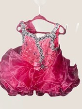 Pink Glitz Pageant dresses for girls 3T-4T