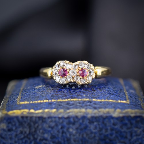 Antique ruby and - antique, diamond