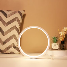 Contemporary Round LED Desk