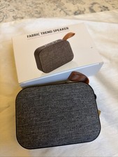 Rechargeable Fabric Bluetooth Speaker. Small and Elegant