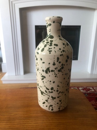 Ceramic bottle vase - ceramic, ornament