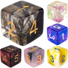 D6 Poly Dice (Select Colour) *