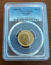 1907 M Full Gold Sovereign