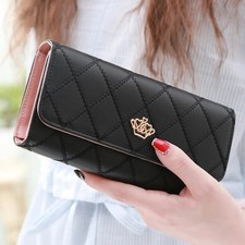 Ladies Leather Wallet Long