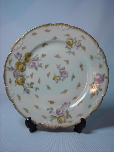 Limoges france gilded roses - limoges,