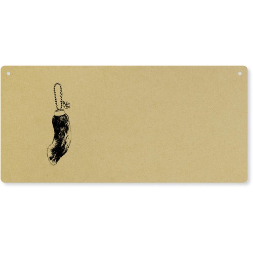 Lucky rabbit foot door - rabbit,