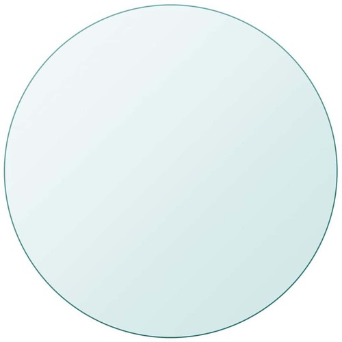 Tempered glass round table - glass,