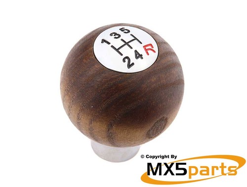 Mx5 round wood - wood, chrome