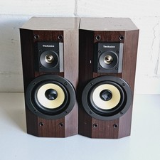 Technics Speakers Vintage SB-HD560 2 Way Speakers Hi & Low Frequency Tested Read