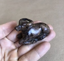 Small Antique Chinese Soapstone Statue 