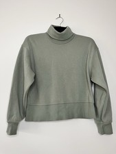 Zara Khaki Green High Neck