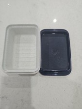 Tupperware Butter Dish White