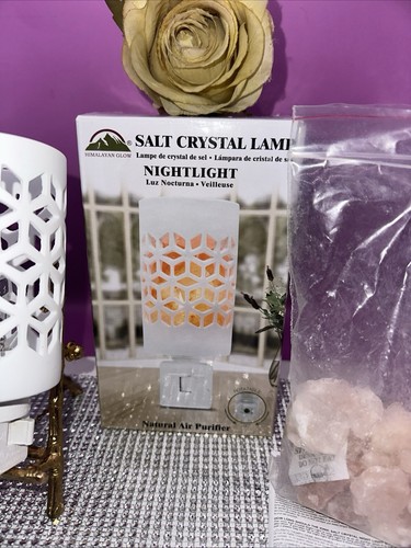 Himalayan glow salt - salt, lamp