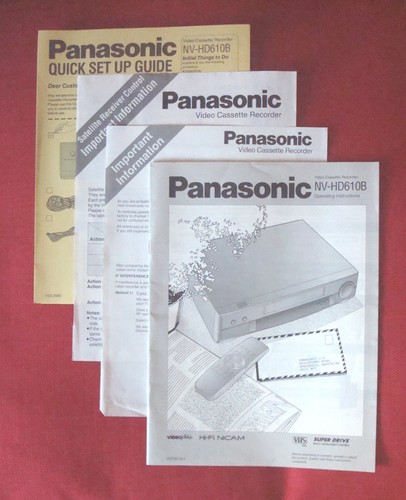 Panasonic video cassette - panasonic,