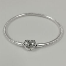 diamond heart clasp snake