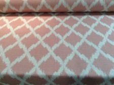 Ikat  Fabric Pink Natural
