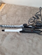 Visiq Remington Hair Straighteners & Ceramic Curling Irons Black and Silver