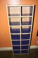 CD/DVD  Storage Rack, Wooden Shelving Tower Unit, Wood Display Cabinet