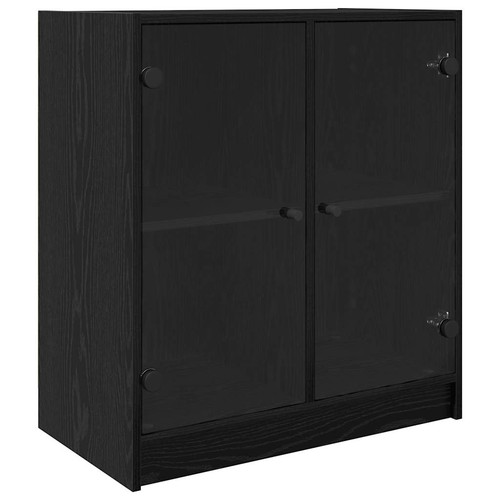 Side cabinet with glass doors - side,