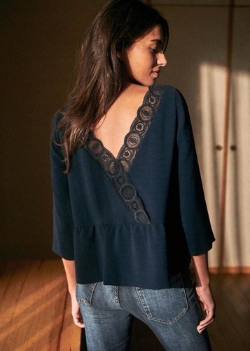 Sezane blouse size - blouse, 12