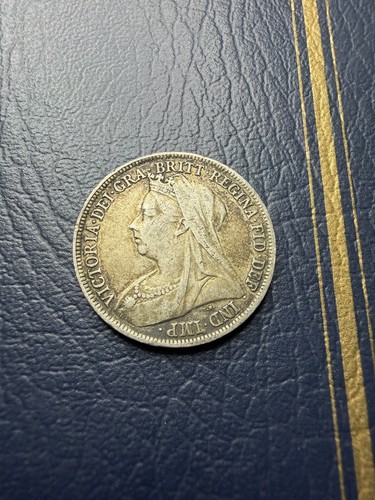 Victoria 1899 shilling vf - -,