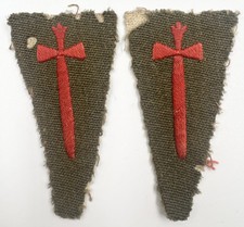 Genuine WW2 ATS Auxiliary Territorial Service London District Formation Signs