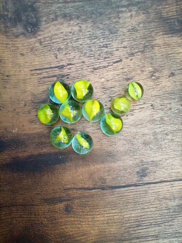Vintage clear glass marbles