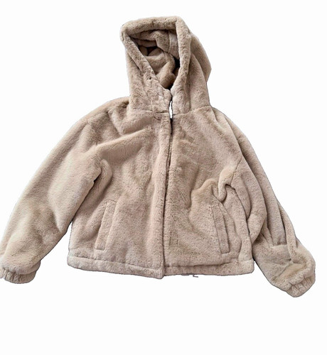 Stradivarius girls beige faux - girls,