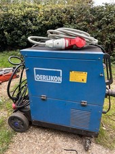 Oerlikon M303C MIG Welder 3 Phase With Regulators and Accessories and BOC Bottle