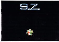 Alfa Romeo SZ Sport Zagato 1989-91 German Market Sales Brochure