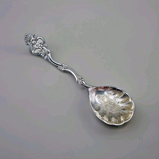 Vintage Norwegian 830S Silver Serving Spoon by David Andersen