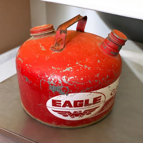 Vintage eagle gas can - vintage,
