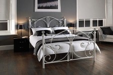 4ft6 Double Bed Frame * Black