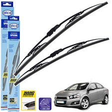 Fits Chevrolet Aveo 2008-11 Wiper Blades Alca Germany Special AS22"16" Set of 2