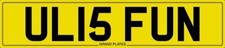 UL INITIALS NUMBER PLATE UL15