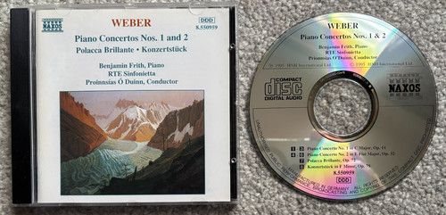 Weber piano concertos - weber, nos.