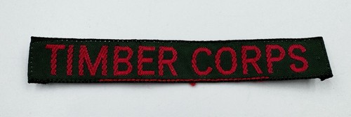 Genuine ww2 timber corps - timber,