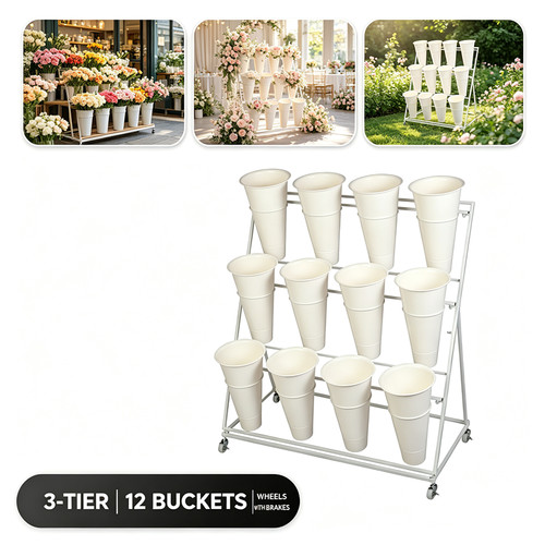 Flower display stand tier - flower,