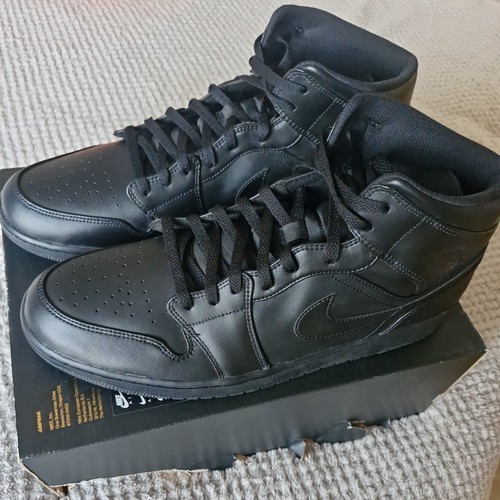 Nike air jordan mid black - air,