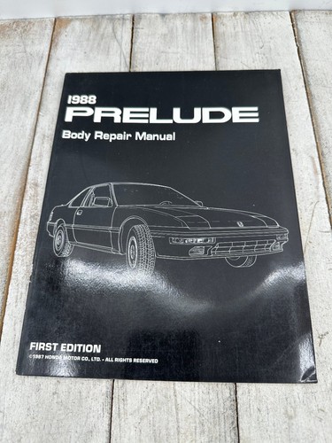 1988 honda prelude - 1988, repair